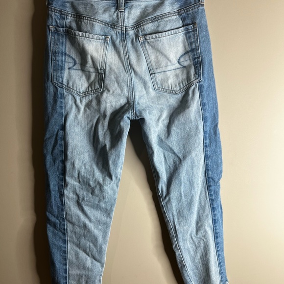 American Eagle vintage high rise two toned jeans size 6 - Picture 5 of 6